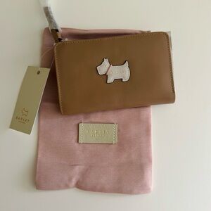 Radley London Brown Wallet with Pink Dust Bag